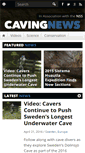 Mobile Screenshot of cavingnews.com